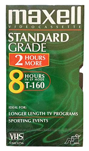 Maxell T-160 Standard Grade Videocassette