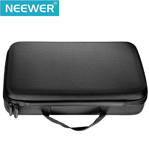 Neewer Shockproof Carrying Case for GoPro Hero 11, 10, 9, 8, Max 7, 6, 5, 4 plus 2018 Insta360, DJI, Akaso, Apeman, Campark, SJCAM Action Cameras and Accessories (Black, Large)