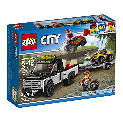 LEGO City ATV Race Team 60148 Building Kit (239 Pieces) with Truck and Race Car Toys (Discontinued)