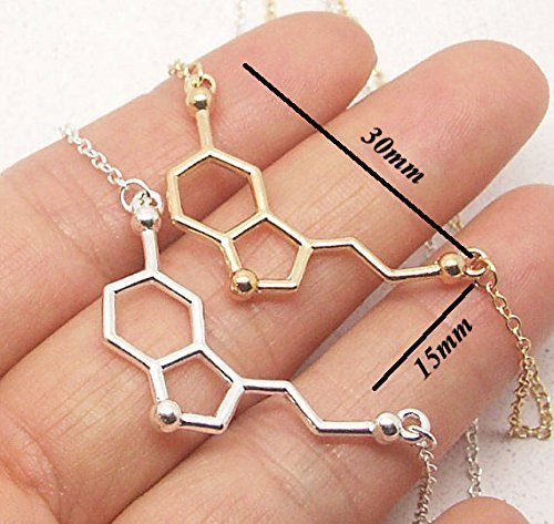 Send Within 24 Hours! Serotonin Chemistry Science Earrings (SC-E01)