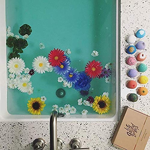 LifeAround2Angels Bath Bombs Gift Set (12 USA-Made Fizzies) with Shea & Coco Butter, Moisturizes Dry Skin. Perfect for Bubble & Spa Bath. Handmade Birthday and Mother's Day Gift Idea for Her/Him, Wife, Girlfriend.