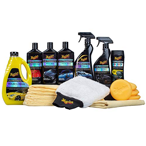 Meguiar's Ultimate Car Care Kit G55048 – Premium Detailing Kit for Cars