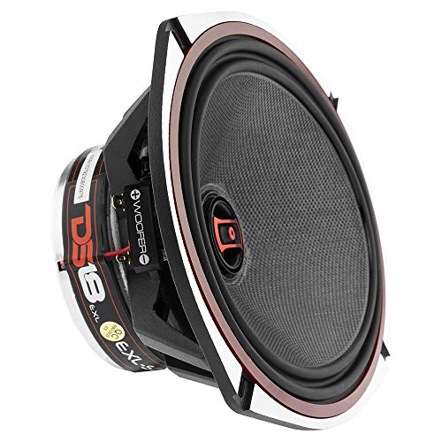 DS18 EXL-SQ6.9 6x9" 2-Way Car Speakers (560W, 3-Ohm, Set of 2) - Superior Bass Response & Compact Design