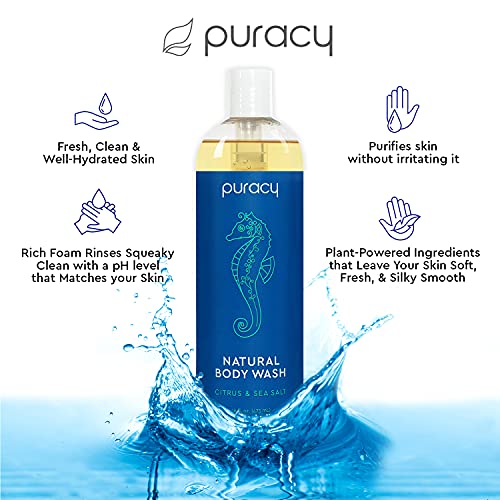 Puracy Natural Body Wash - 2 x 16 fl. oz. Pack