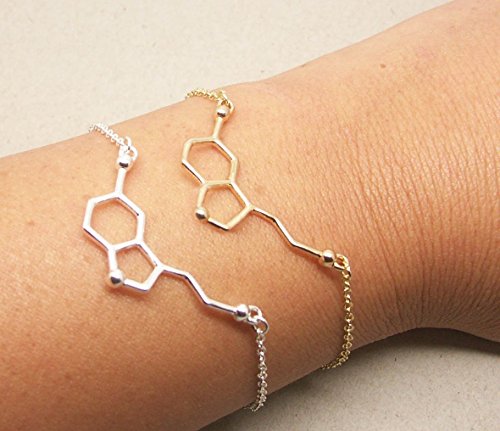 Send Within 24 Hours! Serotonin Chemistry Science Earrings (SC-E01)