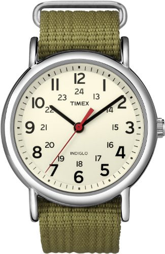 Timex Weekender Unisex Watch (T2N651) - Analog Beige Dial