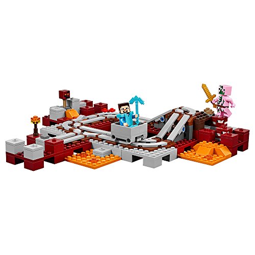 LEGO Minecraft 21130 The Nether Railway Set