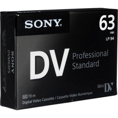 Sony 5-Pack Professional Standard MiniDV 63min (DVM63PS)