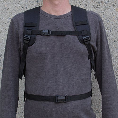 USA GEAR DSLR Camera Backpack Case with 15.6" Laptop Compartment, Padded Dividers, Tripod Holder, Rain Cover and Storage Pockets - Long-Lasting Durability (Black)