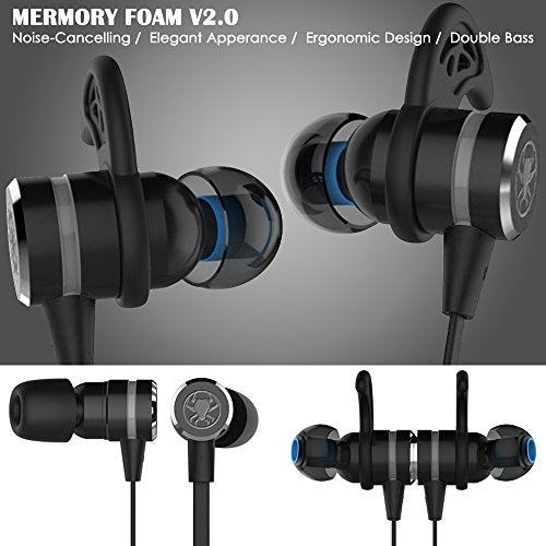 KEKU Wired Gaming Headset with Noise Reduction, Stereo Bass and Microphone (3.5mm, HiFi, Black) for Laptops and Mobile Phones, Includes Extension Cable and PC Adapter