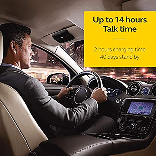 Jabra Freeway Bluetooth In-Car Speakerphone, Model 100-46000000-02 (U.S. Retail Packaging), Black