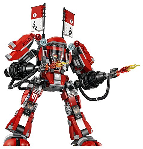 LEGO NINJAGO Movie Fire Mech Building Kit (Model 70615; 944 Pieces)