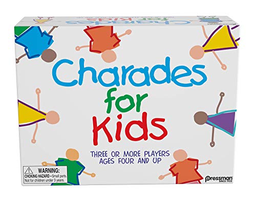 Pressman Charades for Kids Family Game (No Reading Required), 5"