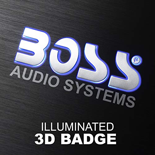 BOSS Audio Systems R1100M Riot 1100W Monoblock Car Subwoofer Amplifier [Class A/B, 2/4 Ohm Stable, Low/High Level Inputs, Low Pass Crossover, Mosfet Power Supply, Stereo]