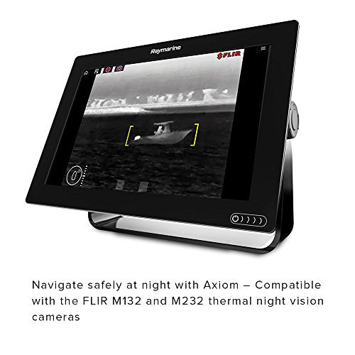 Raymarine Axiom 9 Fish Finder w/ Built-in GPS, WiFi, Chirp Sonar & RealVision 3D (Navionics+)