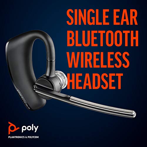 Plantronics Voyager Legend Poly Monaural Bluetooth Headset - Connect to PC, Mac, Tablet, Cell Phone - Noise Cancelling - (Frustration Free Packaging)