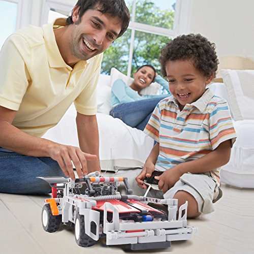 Morwant STEM Remote Control Building Set (326 Pieces) for Ages 6-12, 2-in-1 Racing Car Models