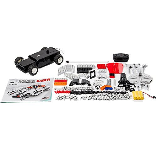 Morwant STEM Remote Control Building Set (326 Pieces) for Ages 6-12, 2-in-1 Racing Car Models