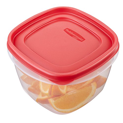 Rubbermaid Easy Find Lids 42-Piece Food Storage Container Set (Racer Red)