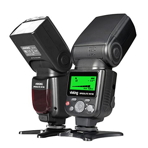 Voking VK750 LCD Flash Speedlite for Nikon, Pentax, Panasonic, Olympus, Fujifilm DSLR/Mirrorless Cameras