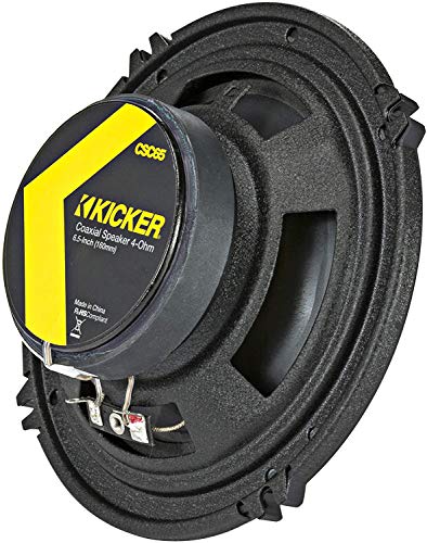KICKER CSC65 6.5" Car Audio Speakers with Woofers (2 Pairs)