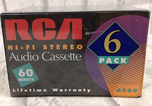 60-Minute RCA Hi-Fi Stereo Audio Cassette (Set of 2)
