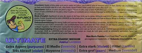 Mr. Pumice 2-in-1 Callus Remover Pumi Bar (Medium & Coarse Grits), 1 Count