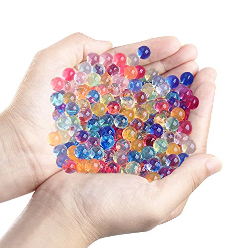 Elongdi Water Beads 50K Rainbow Mix (50,000 Beads) for Kids Toys, Home & Wedding Decor