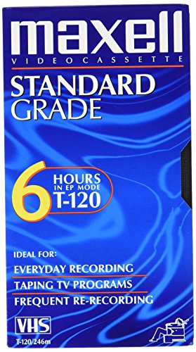 Maxell Standard Grade 6 Hour VHS Videotape Cassette, 12 Pack (Category: Presentations & Meeting Supplies/Audio Visual)