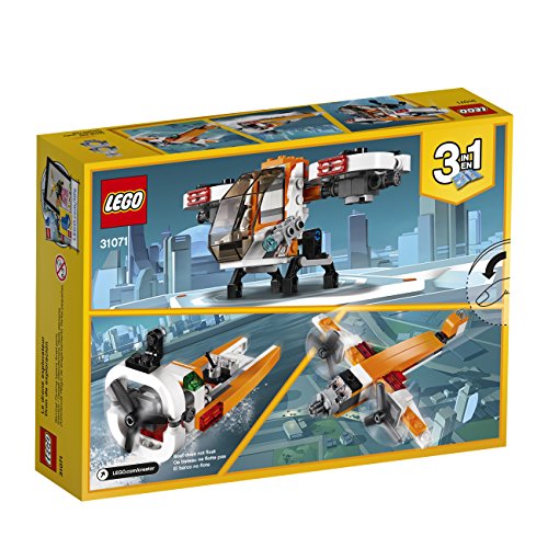 LEGO Creator 3in1 Drone Explorer 31071 Building Kit (109 Pieces), Discontinued