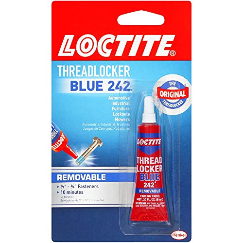Loctite Blue 242 Heavy Duty Threadlocker (0.2oz, Single)