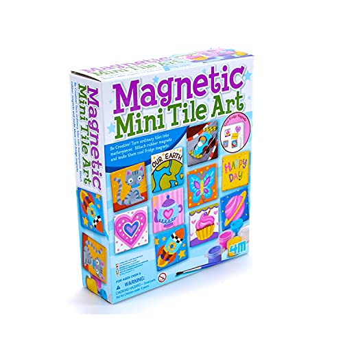 4M Magnetic Mini Tile Art Kit (4563 Model) – Arts & Crafts for Kids