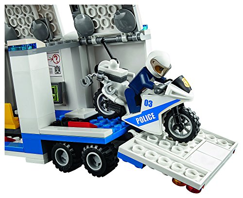 LEGO City Police Mobile Command Center Truck 60139 Building Set with Motorbike, ATV and 374 Pieces, Ages 6-12