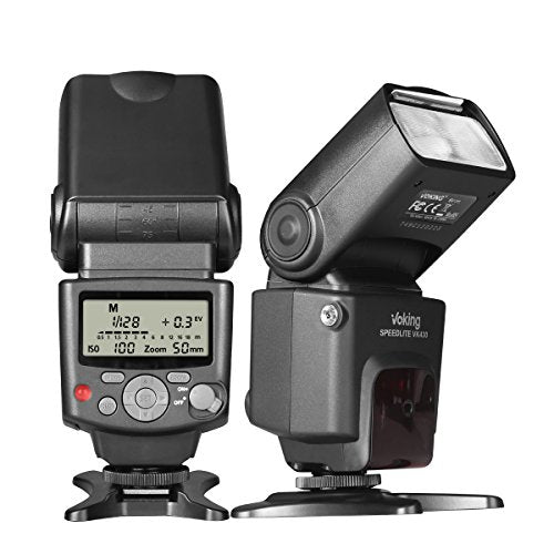 Voking VK430I Speedlite LCD Shoe Mount Flash for Nikon [TTL, Compatible with D3400 - D3100].