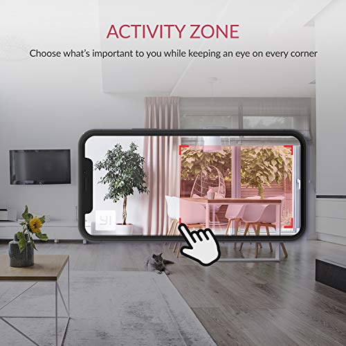 YI Smart Home 1080p Security Camera System with Night Vision, AI Human Detection, Activity Zone, Works with Alexa (Phone, PC App, Cloud Service)