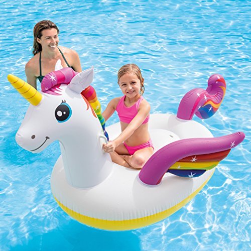 Intex Inflatable Unicorn Ride-On Pool Float (79" x 55" x 38")