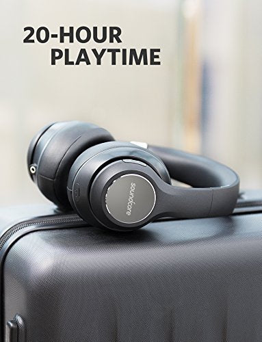 Anker Soundcore Vortex Wireless Over-Ear Headphones with 20-Hour Playtime, Bluetooth 4.1, Hi-Fi Stereo Sound, Soft Memory-Foam Ear Cups, Built-in Mic and Wired Mode