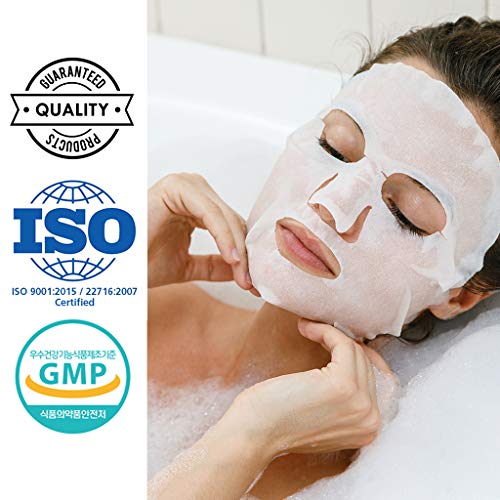 Dermal Korea Collagen Essence Facial Masks (16 Pack)