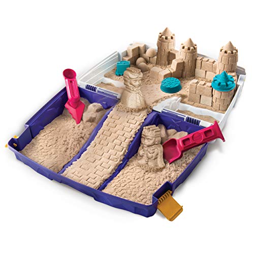 Kinetic Sand Folding Sand Box with 2lbs of Sand (Includes Kinetic Sand)