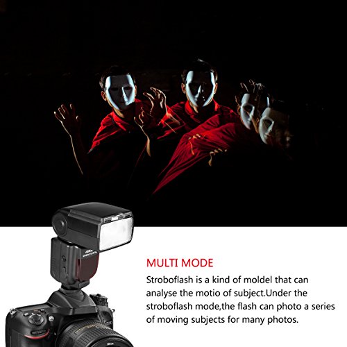 Voking VK750 LCD Flash Speedlite for Nikon, Pentax, Panasonic, Olympus, Fujifilm DSLR/Mirrorless Cameras