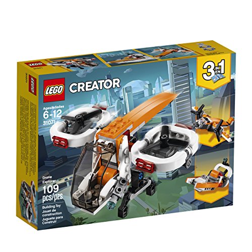 LEGO Creator 3in1 Drone Explorer 31071 Building Kit (109 Pieces), Discontinued