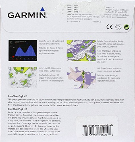 Garmin BlueChart g2 [Canada Saltwater/Freshwater] Map microSD Card