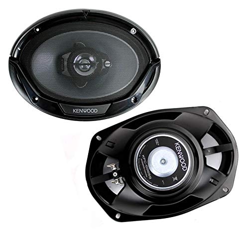 Kenwood KFC-1665S 6.5" 300W 2-Way Car Speaker and KFC-6965S 6x9 400W 3-Way Car Speaker (Set of 2)