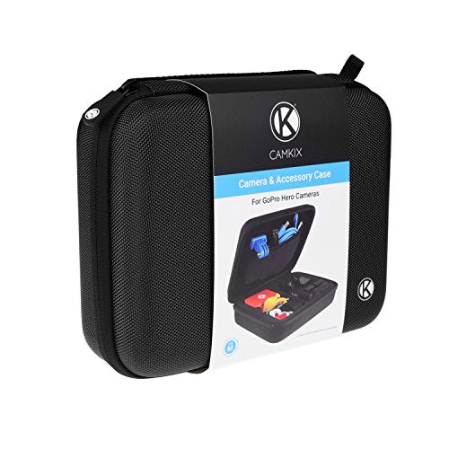CamKix Carrying Case for GoPro Hero 4 (Black, Silver, Hero+ LCD, 3+, 3, 2) and Accessories – Travel/Home Storage – Complete Protection + Cleaning Cloth
