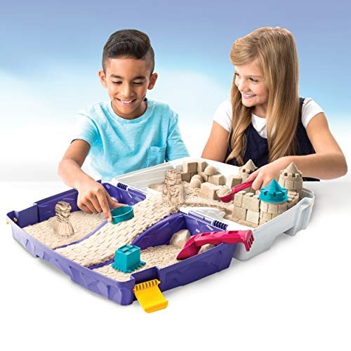 Kinetic Sand Folding Sand Box with 2lbs of Sand (Includes Kinetic Sand)
