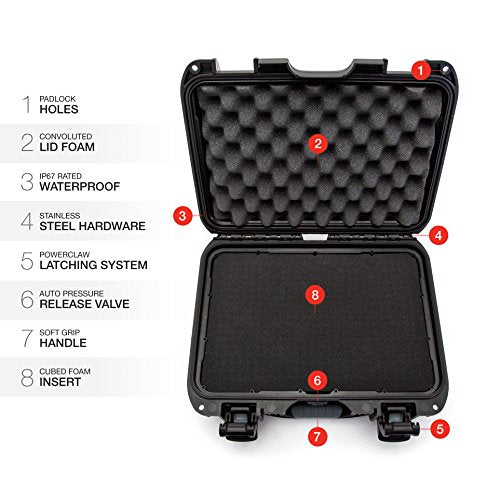 Nanuk 915-1001 Protective Case With Foam Insert - Black