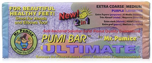 Mr. Pumice 2-in-1 Callus Remover Pumi Bar (Medium & Coarse Grits), 1 Count