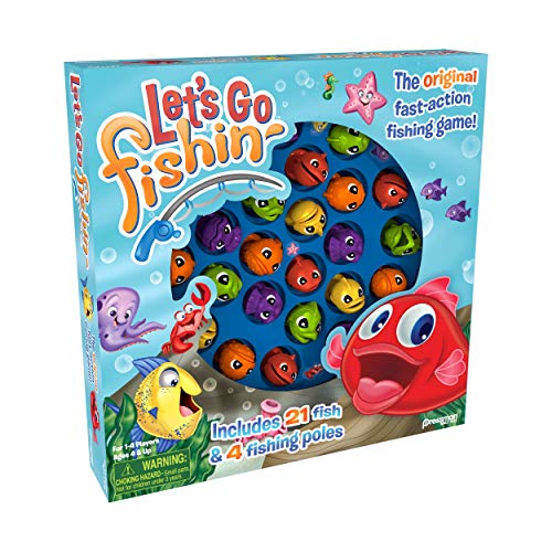 Let's Go Fishin' Game by Pressman (The Original Fast-Action Fishing Game!)