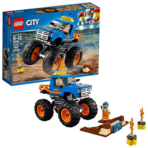 LEGO City Monster Truck 60180 Building Kit (192 Pieces) [Discontinued by Manufacturer]