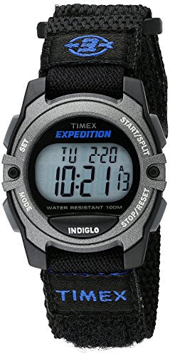 Timex Expedition Mid-Size Digital CAT Watch (TW4B02400) with Black Fast Wrap Strap